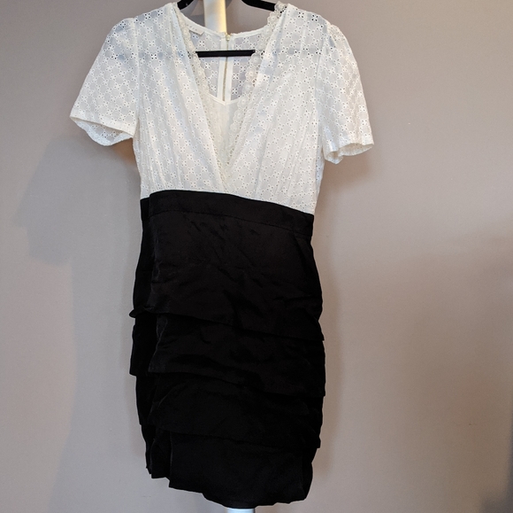 Sandro Two Tone Dress - Picture 3 of 6